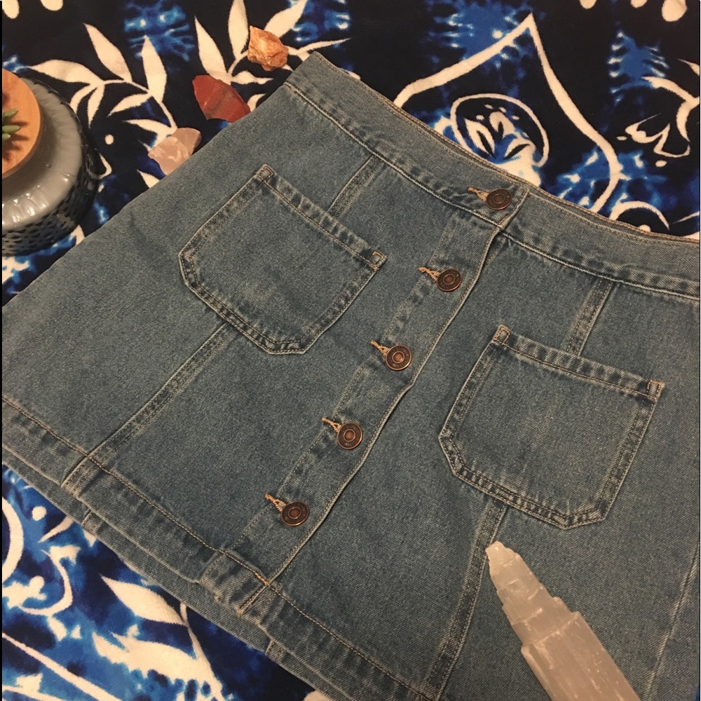Forever 21 jean skirt